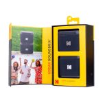 Kodak BRIXBK2 Soundbrix Mini Bluetooth Coloured Portable Two Speakers Black - Image 2