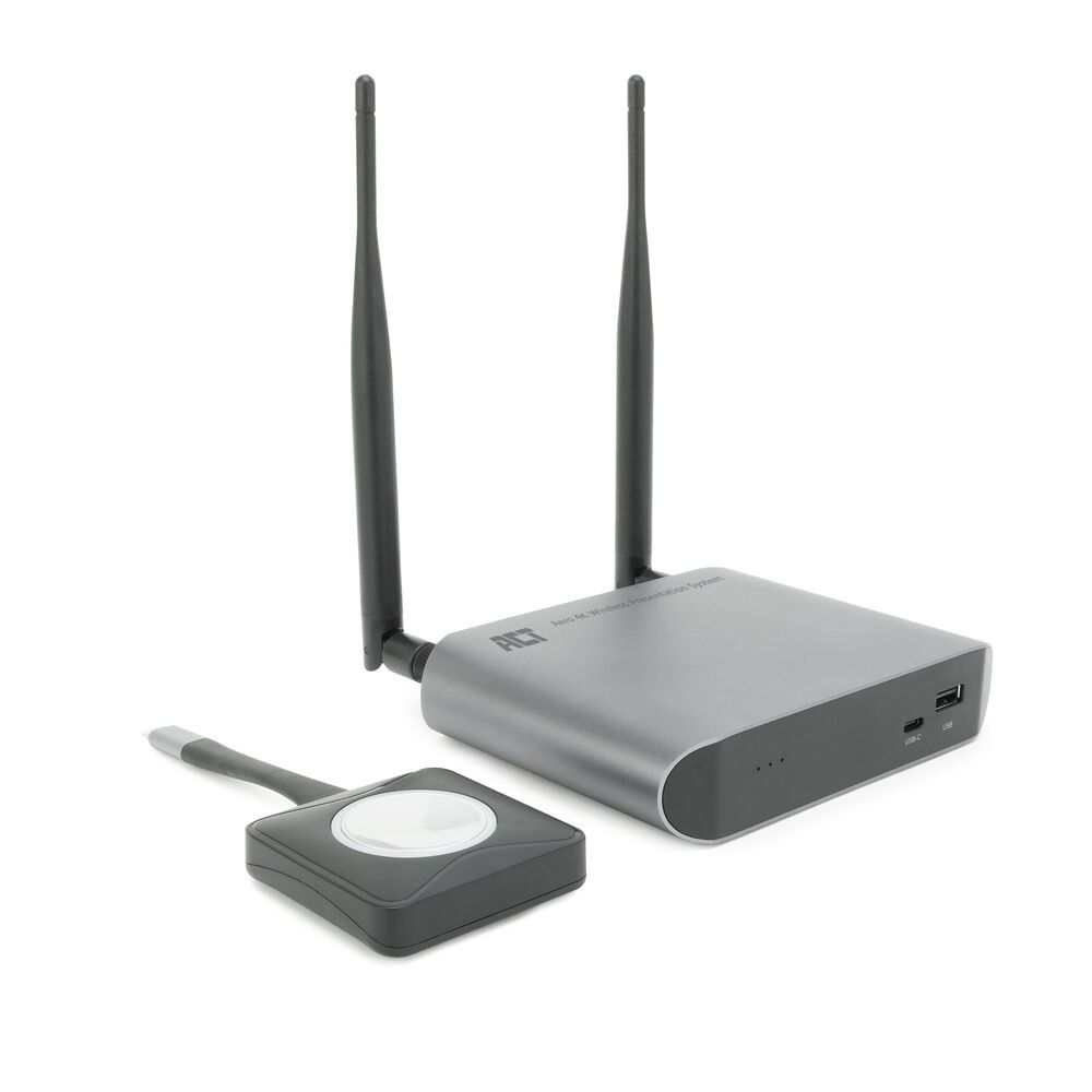 ACT Aero 4K Wireless Presentation System Grey - Image 1
