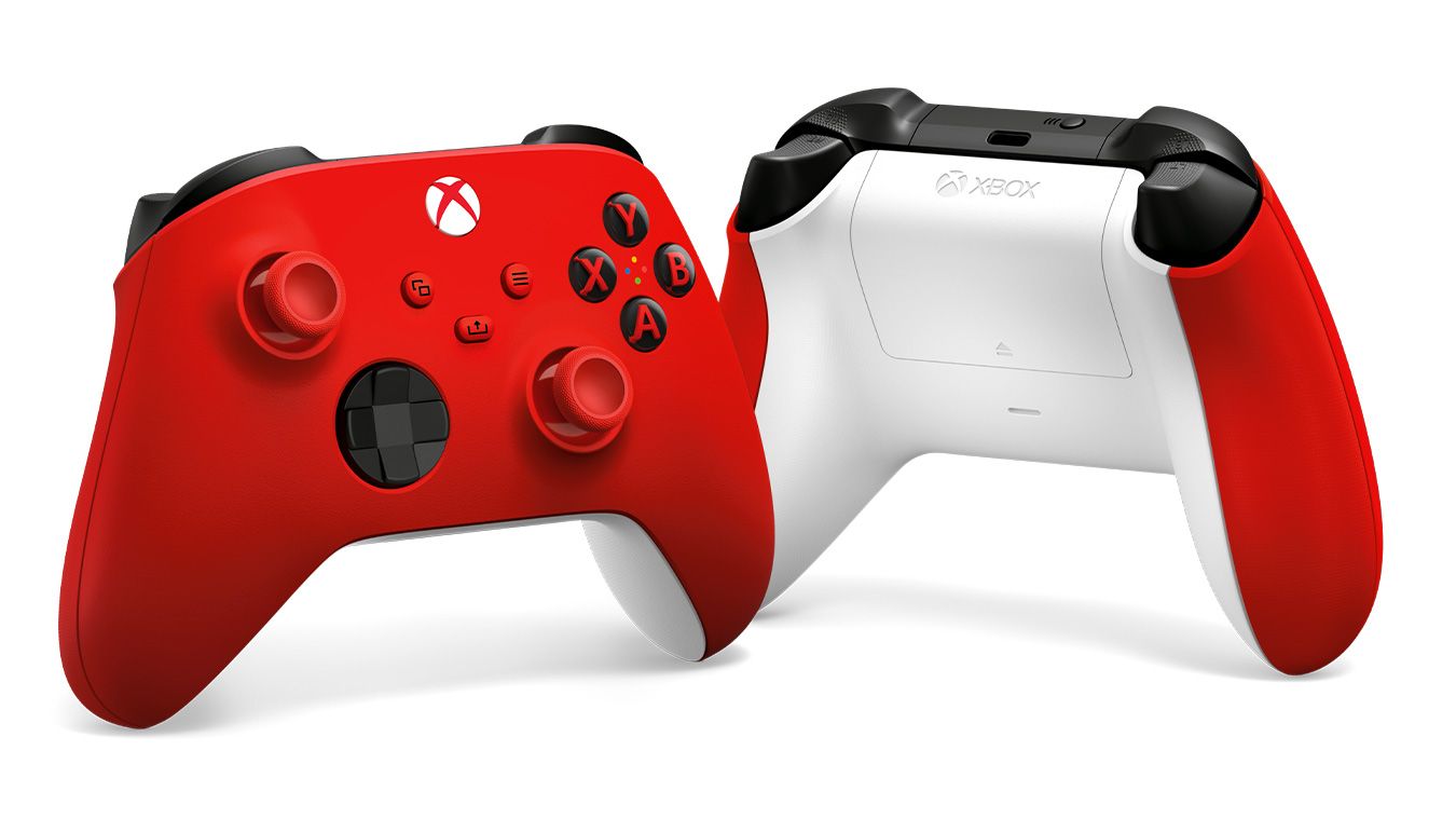 microsoft-xbox-series-x-s-wireless-bluetooth-gamepad-red_1.jpg Microsoft Xbox Series X/S Wireless/Bluetooth Gamepad Red - Image 1