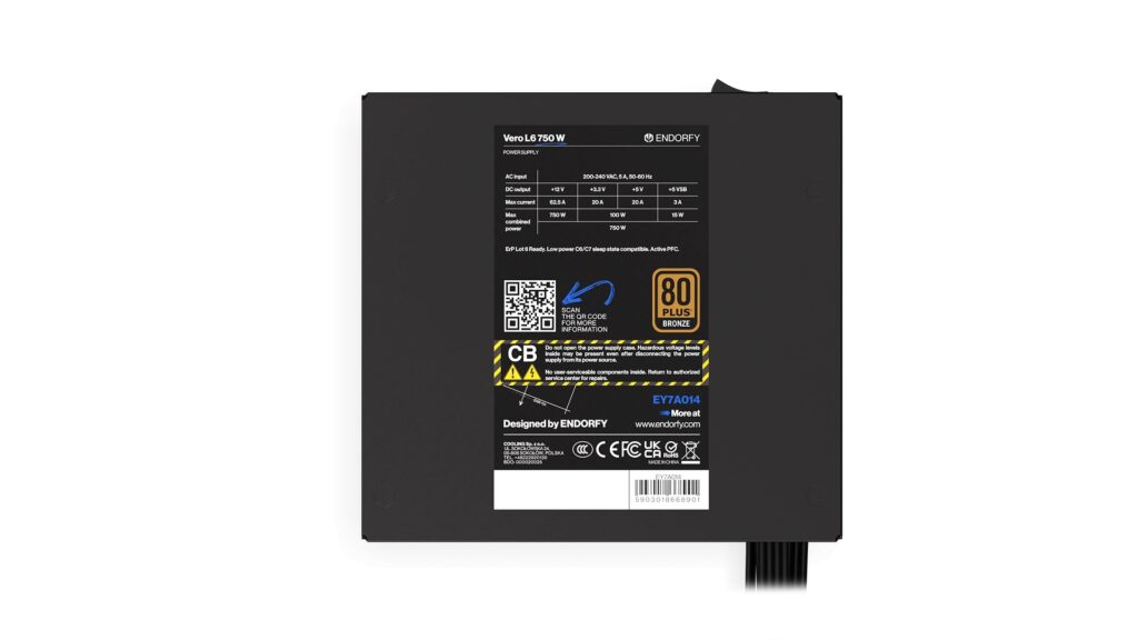 Endorfy 750W 80+ Bronze Vero L6 - Image 8