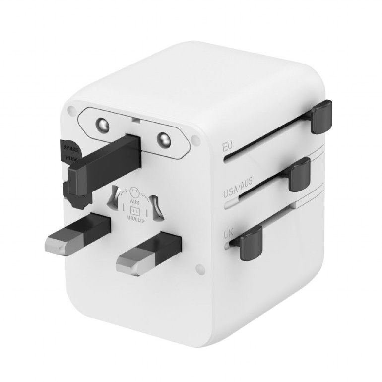 Gembird Universal travel power adapter 20W White - Image 5