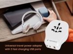 Gembird Universal travel power adapter 20W White - Image 4
