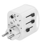 Gembird Grounded universal travel power adapter 15W White - Image 6