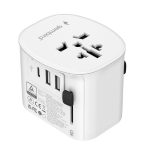 Gembird Grounded universal travel power adapter 15W White - Image 8