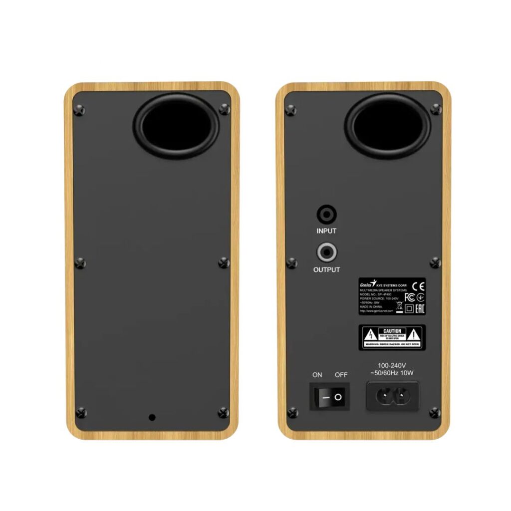 Genius SP-HF400 Speaker Pine Wood - Image 3
