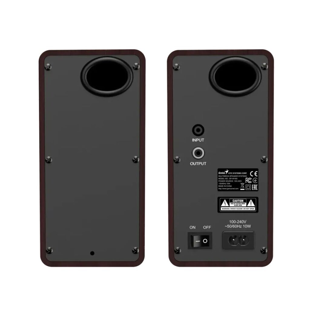 Genius SP-HF400 Speaker Dark Brown - Image 3