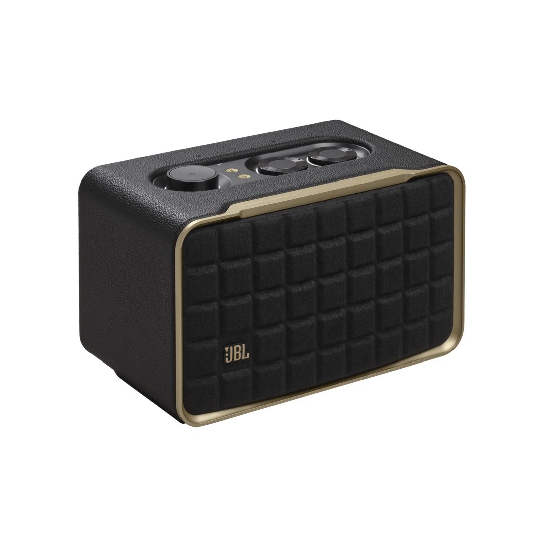JBL Authentics 200 Bluetooth Speaker Black/Gold - Image 1