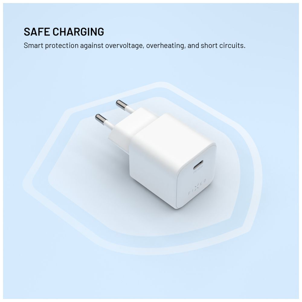FIXED mini USB-C GaN töltő 65W fehér - Image 6