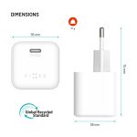 FIXED mini USB-C GaN töltő 65W fehér - Image 8
