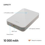 FIXED MagZen 10 Oi2 10000 mAh külső akkumlátor, titán - Image 6