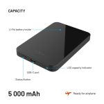 FIXED MagZen 5 Qi2 külső akkumlátor 5000 mAh, fekete - Image 7