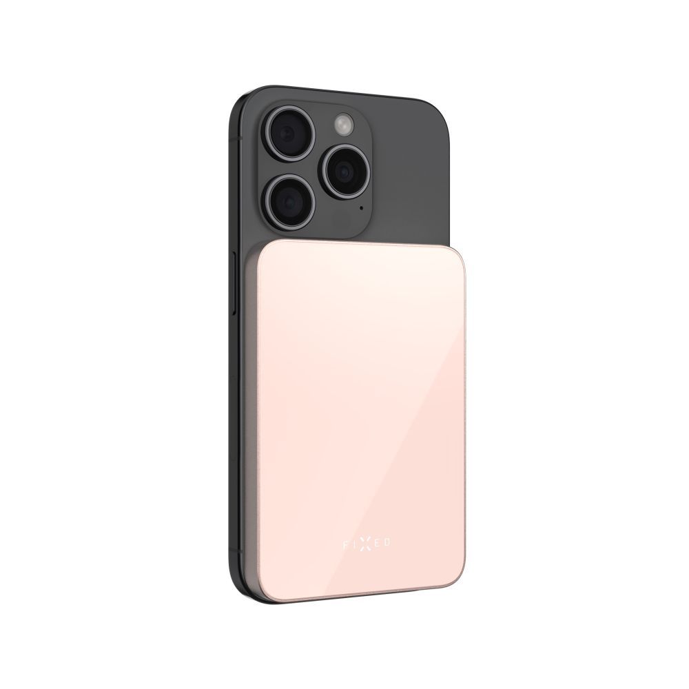 FIXED MagZen 5 Qi2 külső akkumlátor 5000 mAh, rózsaszín - Image 2