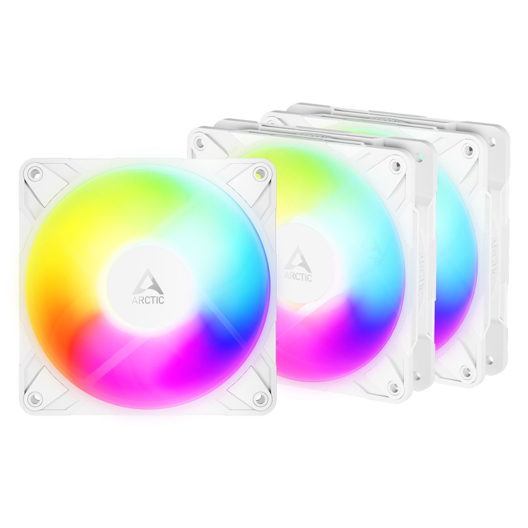 Arctic P12 Pro Reverse A-RGB White (3 pack) - Image 1