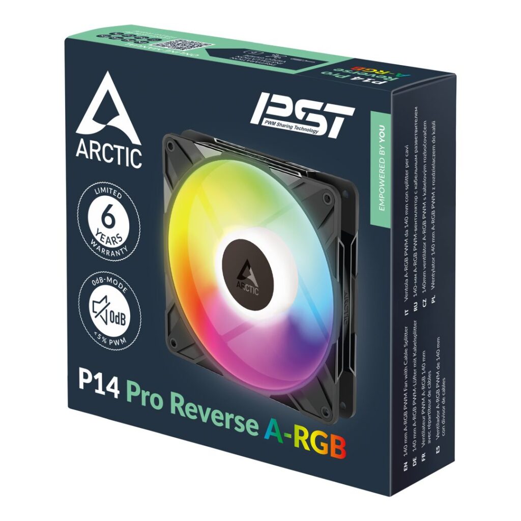 Arctic P14 Pro Reverse A-RGB Black (3 pack) - Image 7