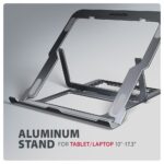 AXAGON STND-LAG stand for laptops and tablets Grey - Image 2