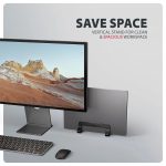 AXAGON STND-VB vertical stand for laptops and tablets Black - Image 5
