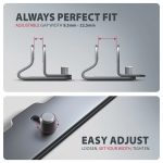 AXAGON STND-VG vertical stand for laptops and tablets Grey - Image 4
