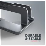 AXAGON STND-VG vertical stand for laptops and tablets Grey - Image 6