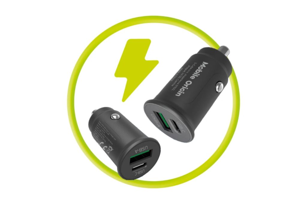 Mobile Origin 30W Super Car Charger CA19 - USB-C, USB-A Black - Image 7