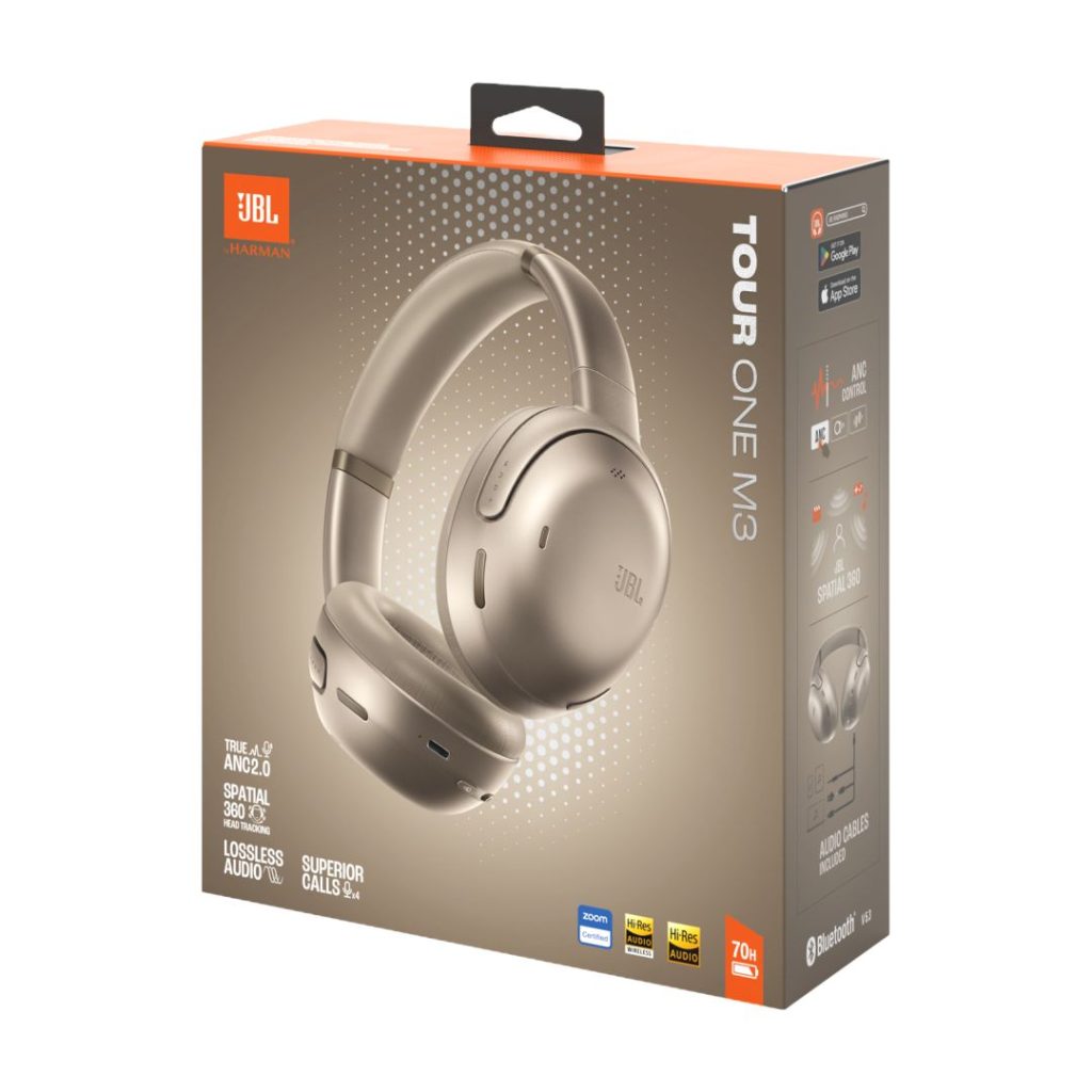 JBL Tour One M3 Bluetooth Headset Latte Mocha - Image 12