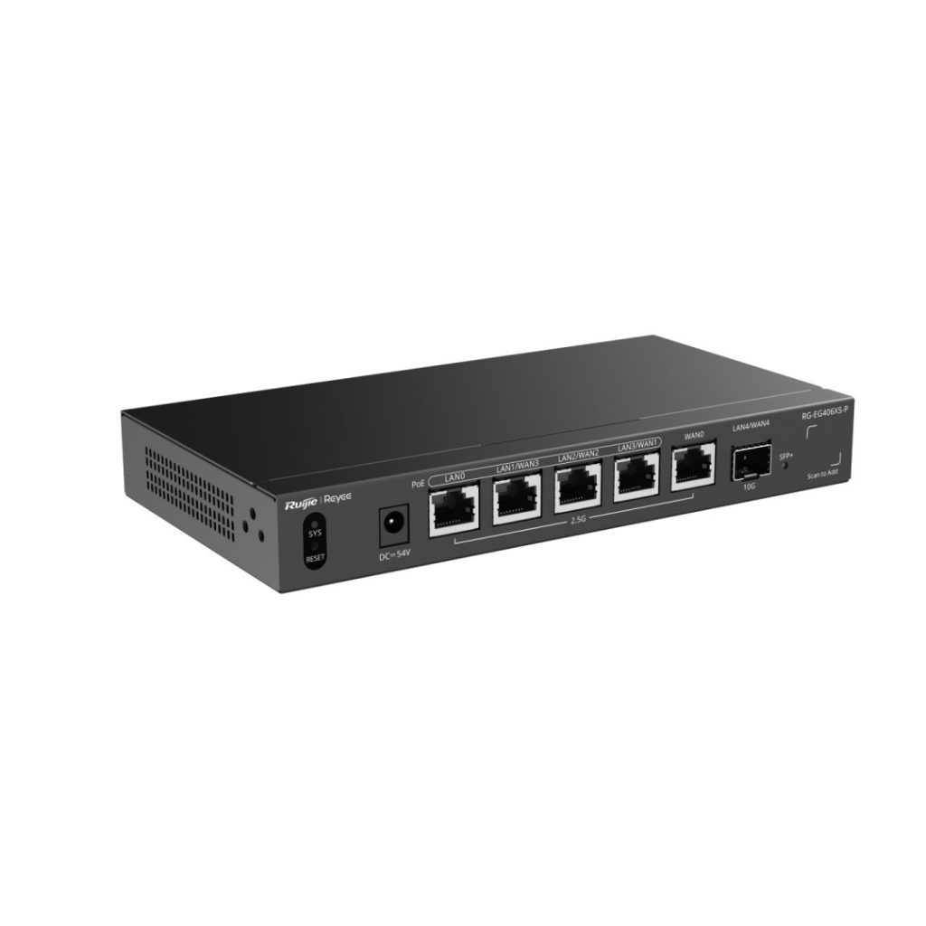 Reyee RG-EG406XS-P 5-Port (4 PoE/PoE+) 2.5G Cloud Managed Router - Image 4