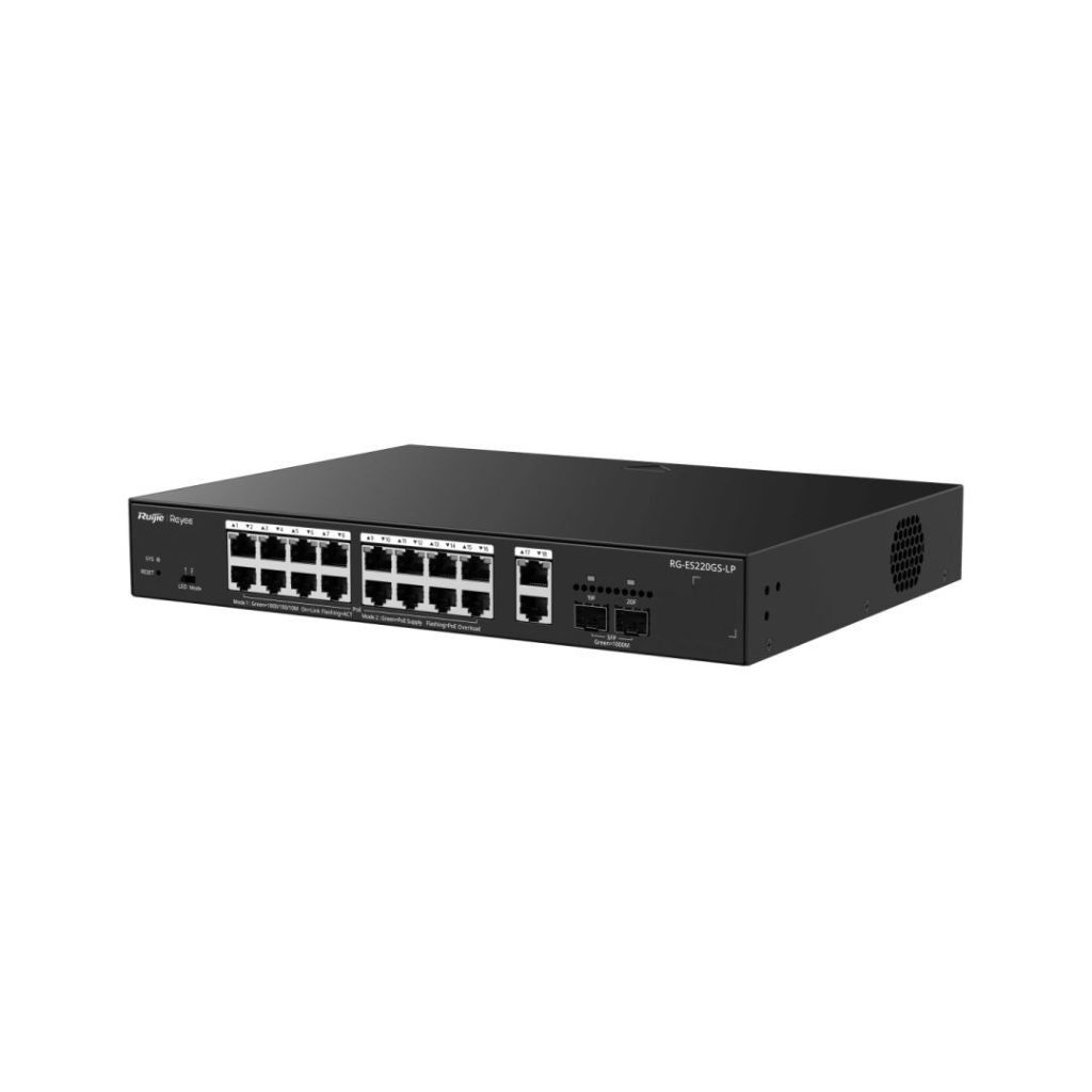 Reyee RG-ES220GS-LP 20-Port Gigabit Smart Cloud Managed PoE Switch - Image 2