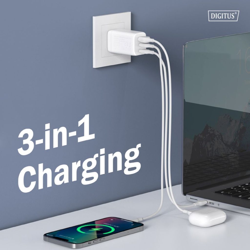 Digitus DA-10303 67W USB GaN Charger White - Image 8