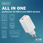 Digitus DA-10303 67W USB GaN Charger White - Image 9