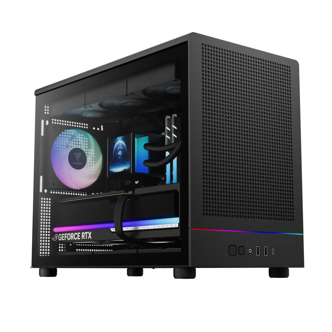 Gamdias Athena M4M Tempered Glass Black