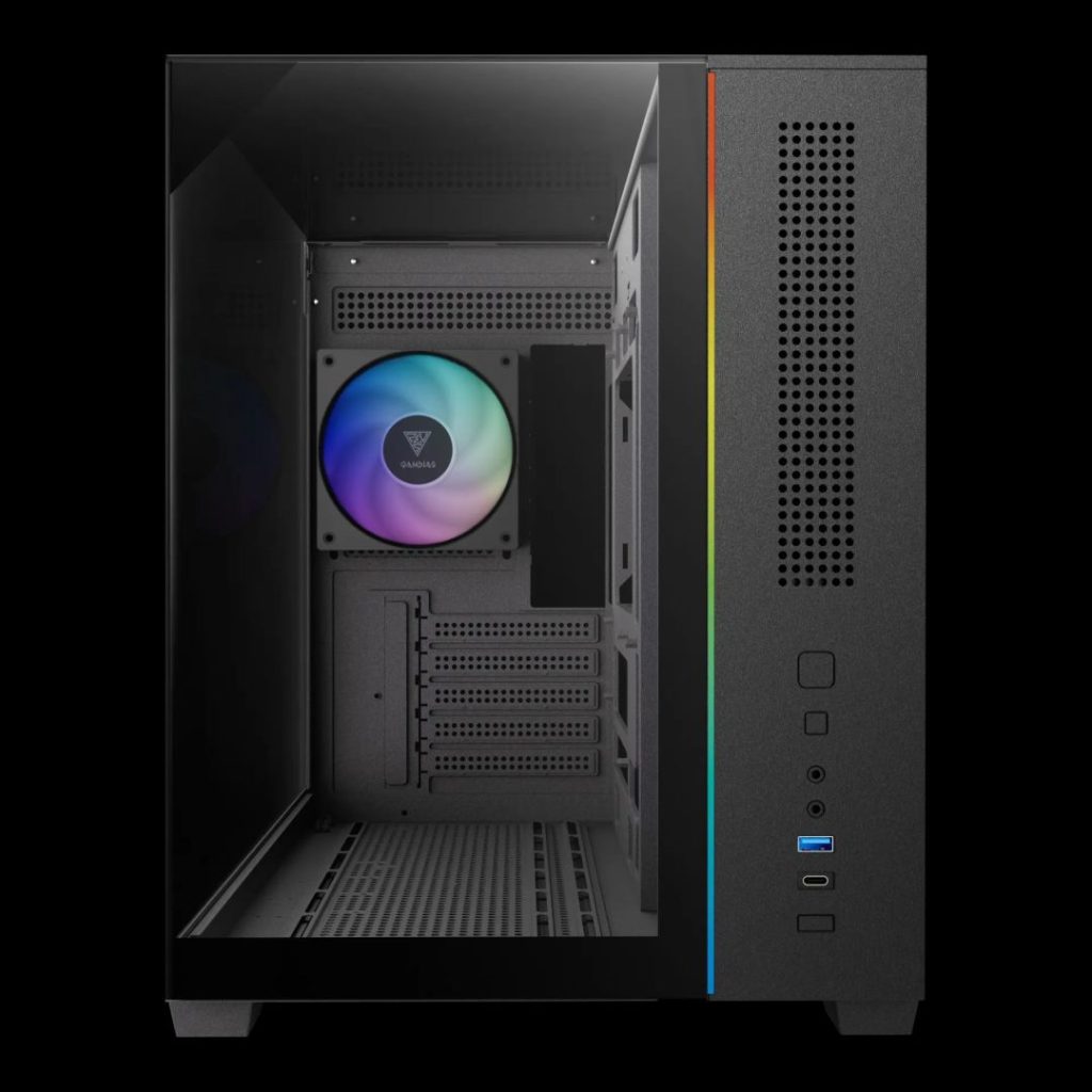 Gamdias Atlas M3M Tempered Glass Black - Image 5