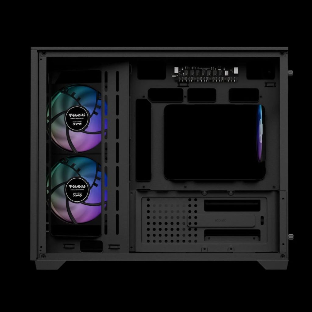 Gamdias Atlas M3M Tempered Glass Black - Image 9