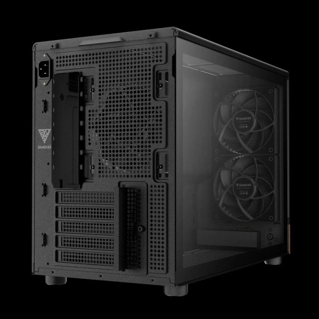 Gamdias Athena M4M Wood Tempered Glass Black/Wood - Image 11