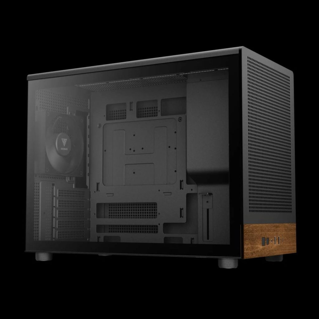 Gamdias Athena M4M Wood Tempered Glass Black/Wood - Image 4