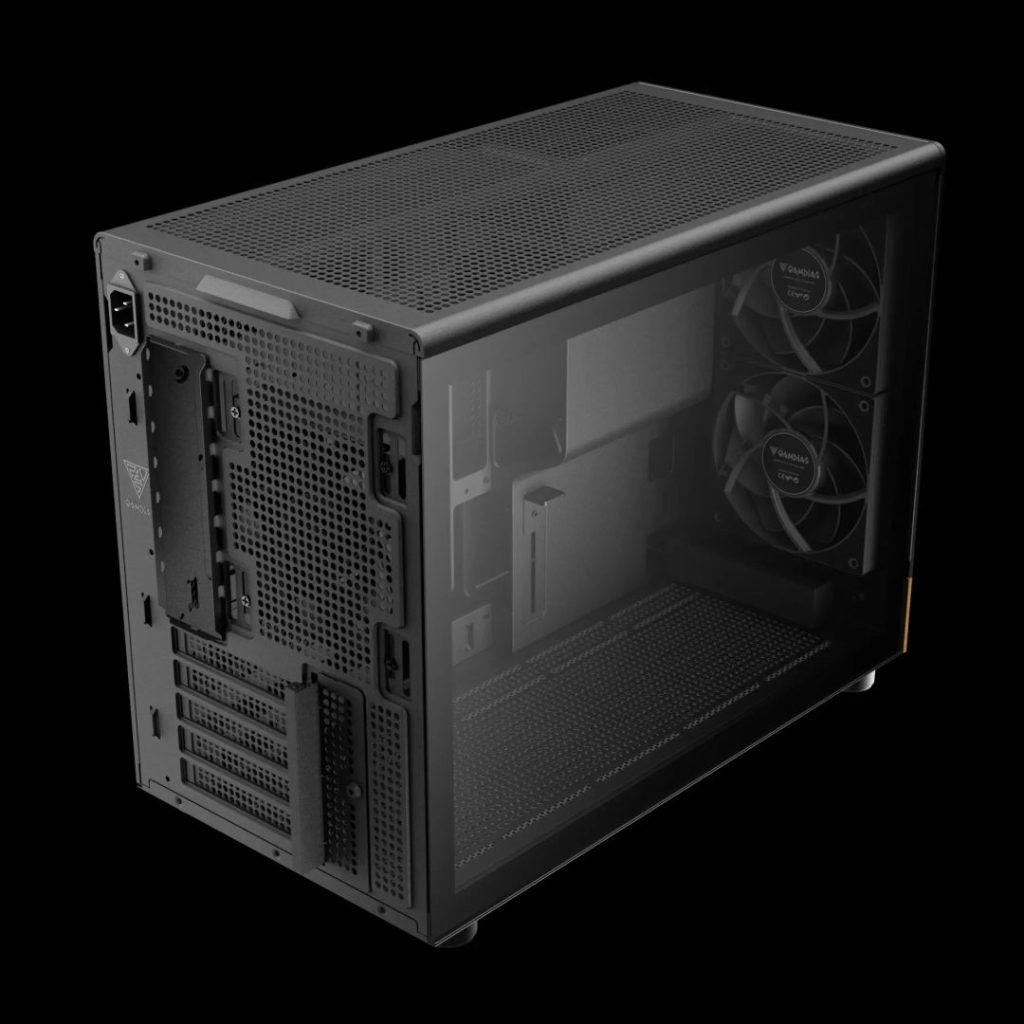 Gamdias Athena M4M Wood Tempered Glass Black/Wood - Image 9