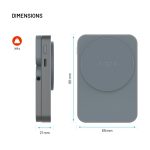 FIXED MagZen 5 5000mAh PowerBank állvánnyal szürke - Image 10