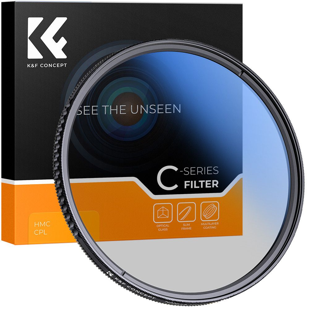 K&F Concept Classic Series CPL cirkuláris polár szűrő, 77 mm - Image 2