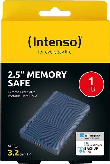 Intenso 1TB 2,5" USB3.2 Memory Safe Blue - Image 6