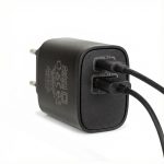 Delight USB Type-C + USB A PD20W Fast charger Black - Image 3