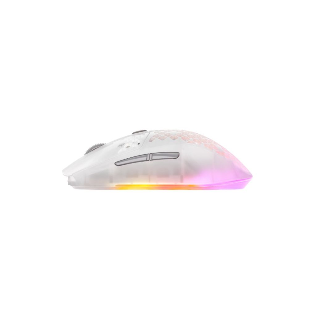 Steelseries Aerox 3 Gaming Wireless Bluetooth Gen 2 Mouse Ghost - Image 5