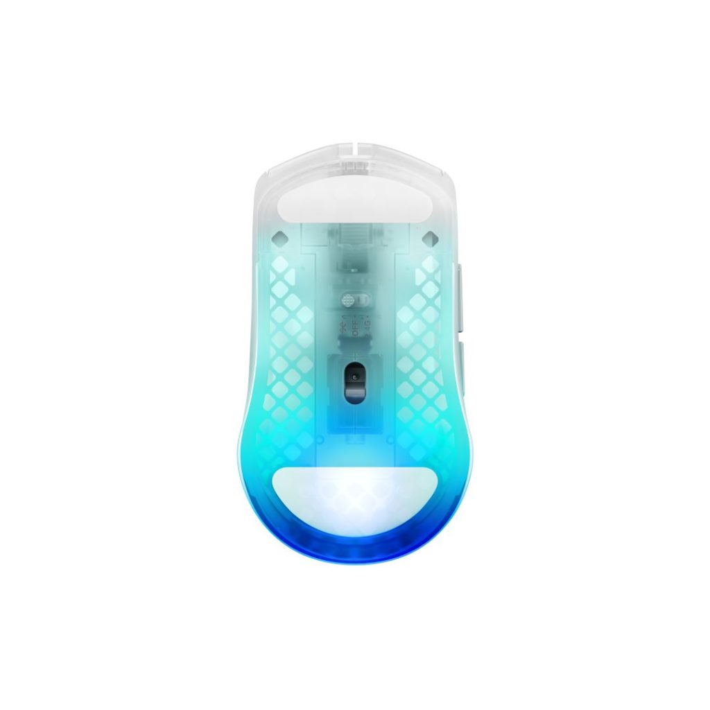 Steelseries Aerox 3 Gaming Wireless Bluetooth Gen 2 Mouse Ghost - Image 6