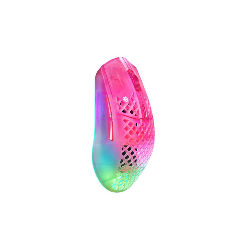 Steelseries Aerox 3 Gaming Wireless Bluetooth Gen 2 Mouse Magenta Haze - Image 4