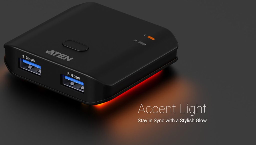 ATEN US4322-AT 2 x 2 USB 3.2 Gen 1 Sharing Switch - Image 4