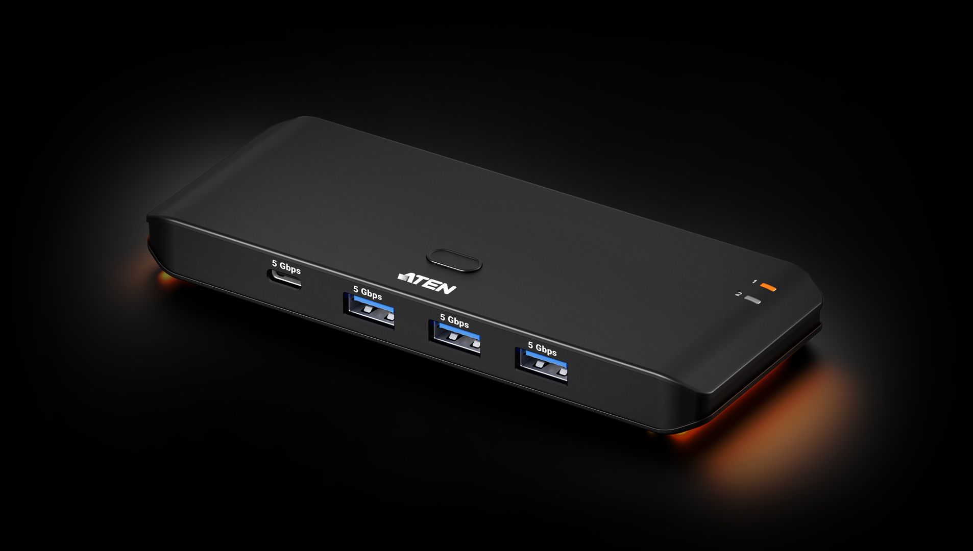 ATEN US4324-AT 2 x 4 USB 3.2 Gen 1 Sharing Switch
