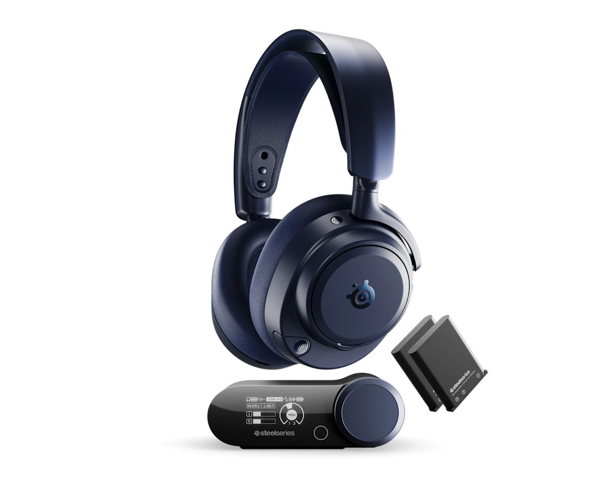 Steelseries Arctis Nova Pro Omni Wireless Bluetooth Gaming Headset Midnight Blue