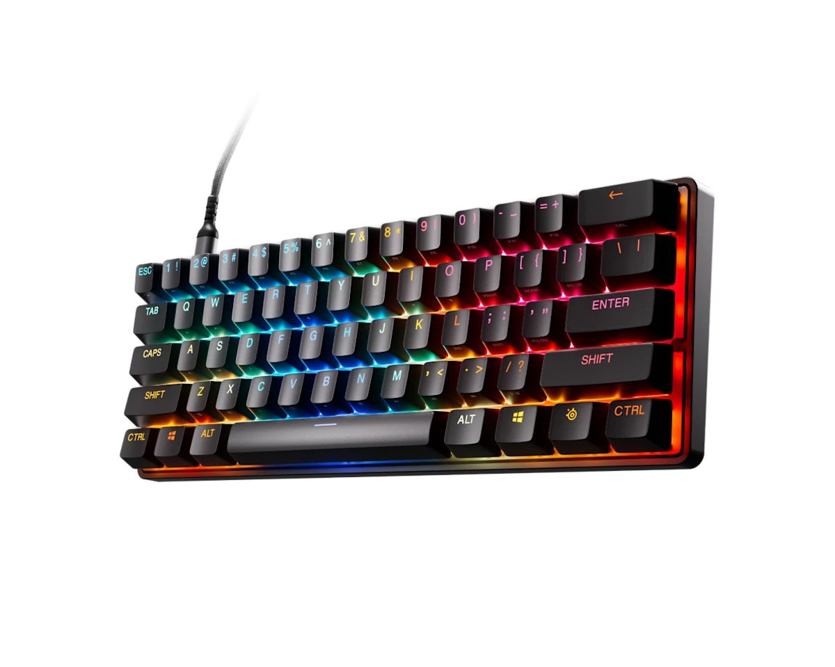 Steelseries Apex 3 TKL Gaming Keyboard Amethiyst Black UK