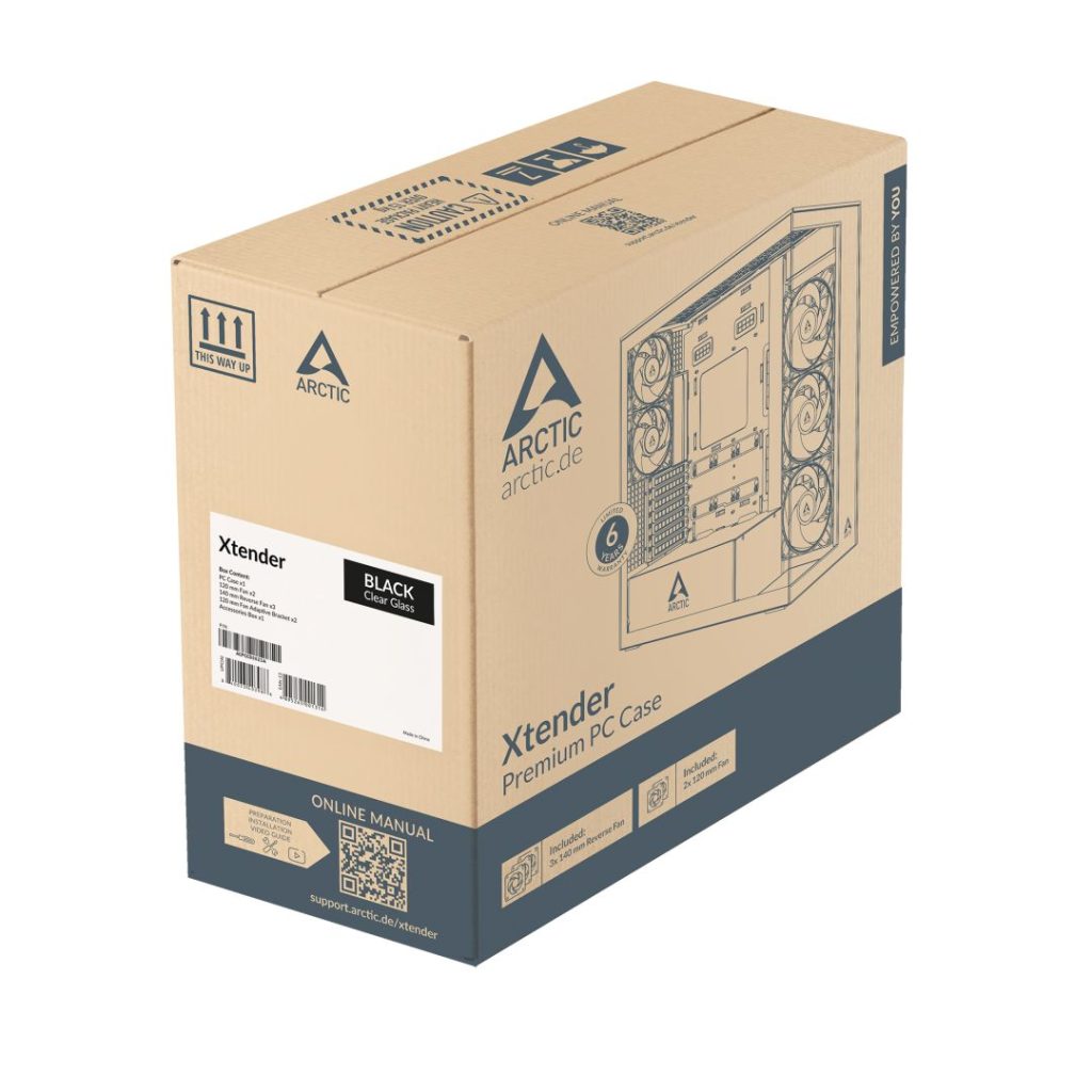 Arctic Xtender Clear Tempered Glass Black - Image 9