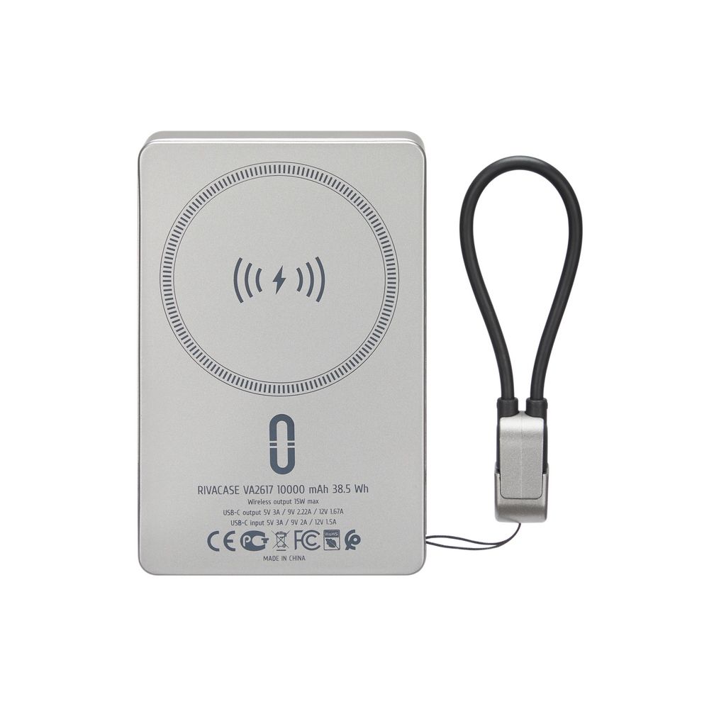 RivaCase Rivapower VA2617 10000mAh PowerBank Grey - Image 4