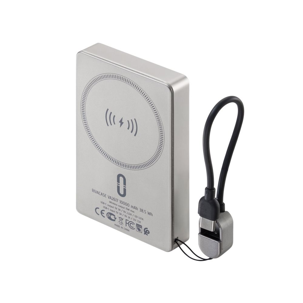 RivaCase Rivapower VA2617 10000mAh PowerBank Grey - Image 7