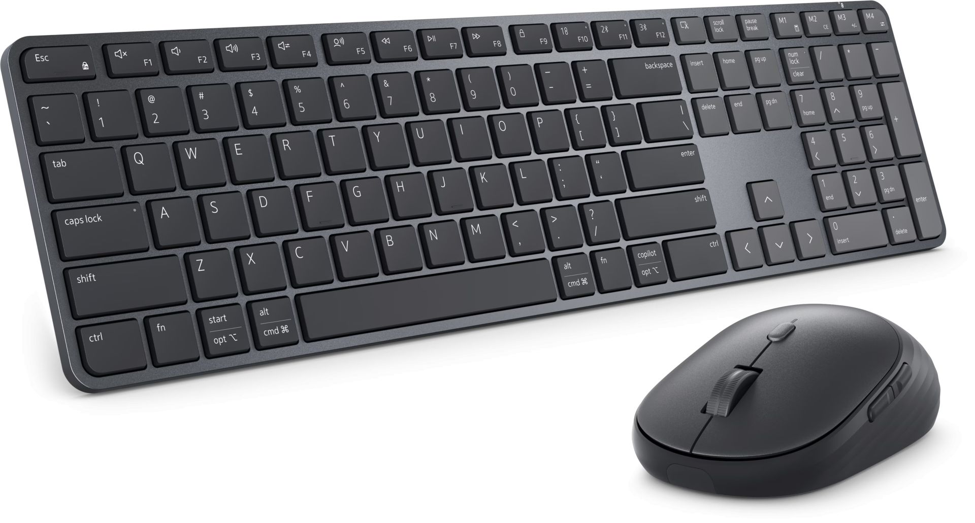dell-km726-pro-7-slim-wireless-bluetooth-keyboard-and-mouse-combo-black-hu_1.jpg Dell Pro 7 Slim Keyboard and Mouse - KM726 - Hungarian (QWERTZ) - Image 1
