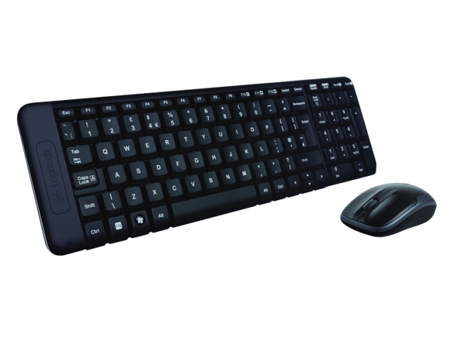 Logitech MK220 wireless billentyűzet + optikai egér Black HU - Image 1